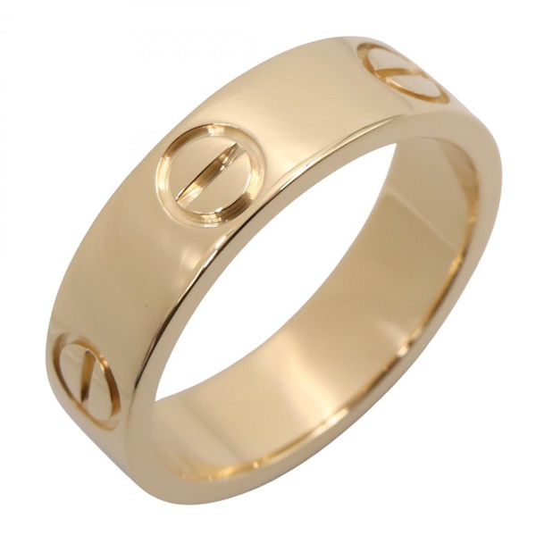 CARTIER Love Ring 18KYG Yellow Gold Used unisex US size 6 #52