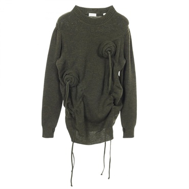 BURBERRY Dress wool Green #XS Used Women