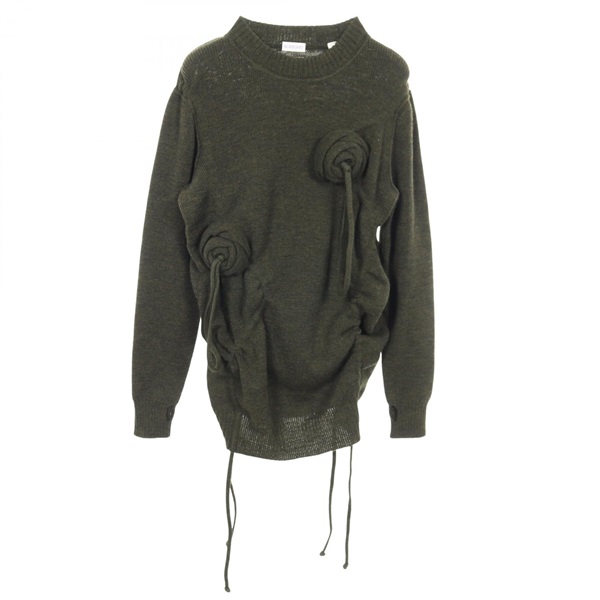 BURBERRY Dress wool Green #XS Used Women