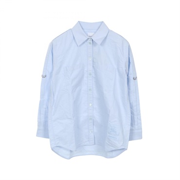 BURBERRY Shirt cotton Blue #UK8 Used Women