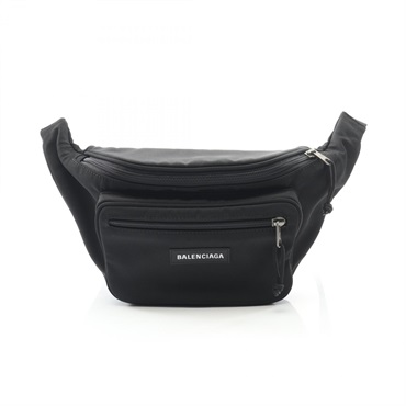 BALENCIAGA Explorer Belt Waist Bag 4823892JMF71000 Nylon Black Used Unisex