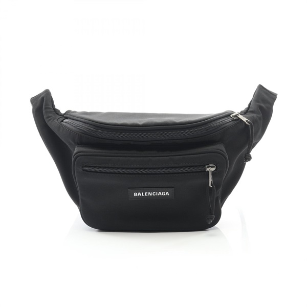 BALENCIAGA Explorer Belt Waist Bag 4823892JMF71000 Nylon Black Used Unisex