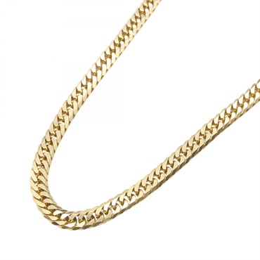 JEWELRY Double 6 side Curb link chain Necklace 18KYG Yellow Gold Used unisex