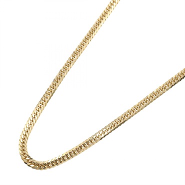 JEWELRY Double 6 side Curb link chain Necklace 18KYG Yellow Gold Used unisex