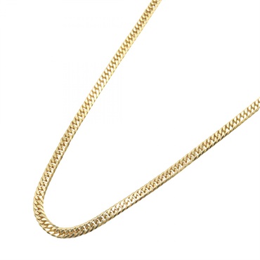 JEWELRY Double 6 side Curb link chain Necklace 18KYG Yellow Gold Used unisex