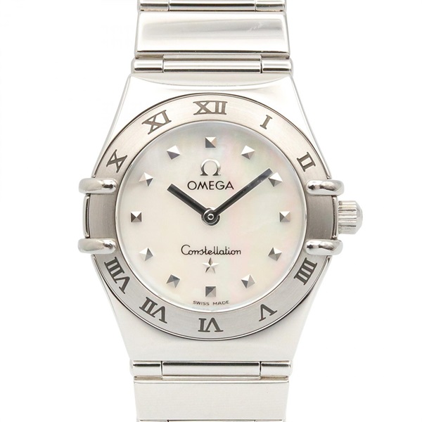 OMEGA Constellation Mini My Choice Wrist Watch 1561.71 Quartz SS Used Women
