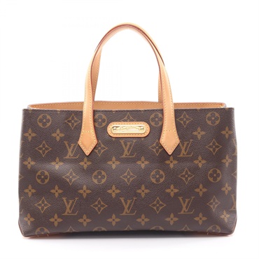 LOUIS VUITTON Wilsher PM Tote Handbag M45643 Monogram canvas Brown Used Women LV