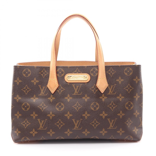 LOUIS VUITTON Wilsher PM Tote Handbag M45643 Monogram canvas Brown Used Women LV