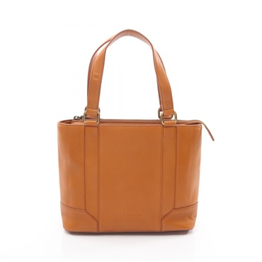 BURBERRY Nova Check Handbag leather Brown Used Women