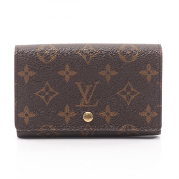 LOUIS VUITTON Porte monnaie Billets Tresor Bi-fold wallet M61730 Monogram Used
