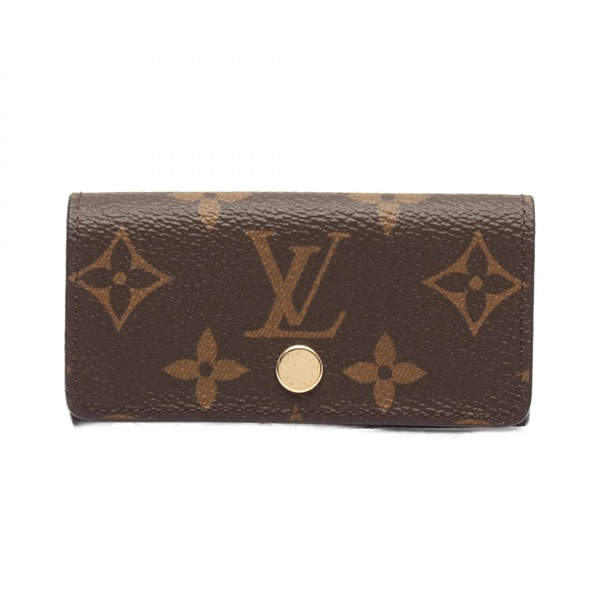 LOUIS VUITTON Multicles 4 key case holder M69517 Monogram Brown Used Women