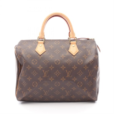 LOUIS VUITTON Speedy 30 Handbag M41108 Monogram canvas leather Brown Used LV
