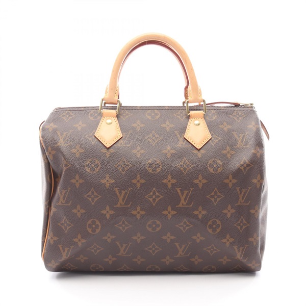 LOUIS VUITTON Speedy 30 Handbag M41108 Monogram canvas leather Brown Used LV
