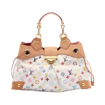 LOUIS VUITTON Ursula Handbag M40123 Monogram Multicolor canvas leather Used LV