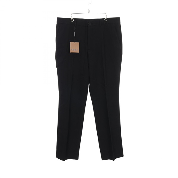 BURBERRY Long Pants wool Black Used mens size 52