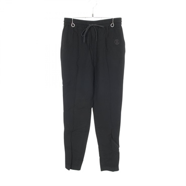 BURBERRY TB logo embroidery Pants #UK6 8046320 Viscose Black Women