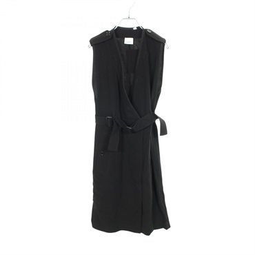 BURBERRY Dress 8041043 silk Black Used Women size UK6