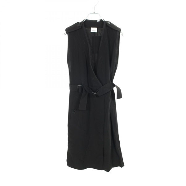 BURBERRY Dress 8041043 silk Black Used Women size UK6