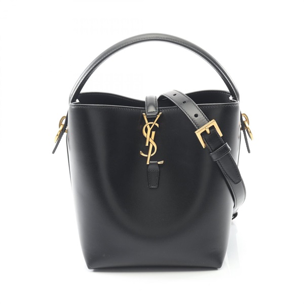 SAINT LAURENT PARIS LE 37 Small shoulder crossbody Handbag 749036 leather Black