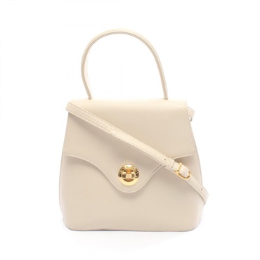 GIVENCHY Shoulder Crossboody Handbag leather Beige Used Women