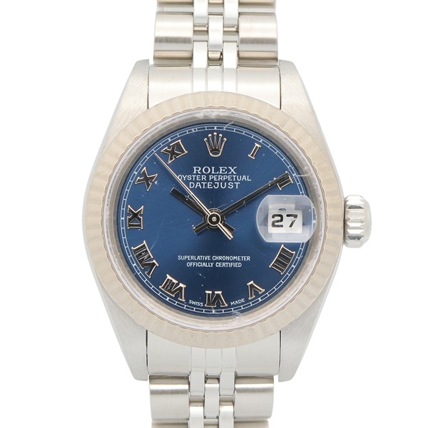 ROLEX Datejust P number Wrist Watch 79174 Automatic 18KWG SS Used Women
