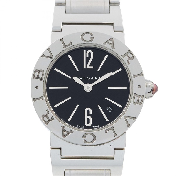 BVLGARI Bulgari Bulgari Wrist Watch BBL26S Quartz Stainless Steel BK Used Women