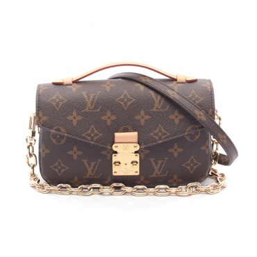 LOUIS VUITTON Pochette Metis EW Shoulder Handbag M46279 Monogram canvas Used LV