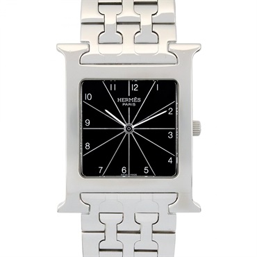 HERMES H watch Wrist Watch HH1.710 Quartz Stainless Steel Used mens