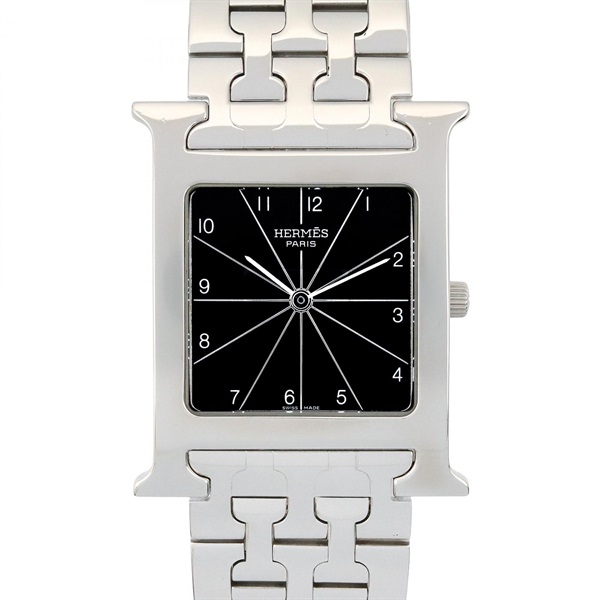 HERMES H watch Wrist Watch HH1.710 Quartz Stainless Steel Used mens