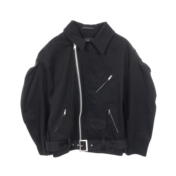 Y's Riders jacket #1 blouson YE-Y01-008 cotton Black Used mens