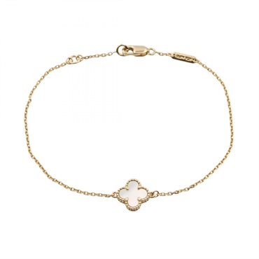 Van Cleef & Arpels Sweet Alhambra Mother of Pearl Bracelet VCARF68800 18KYG Used