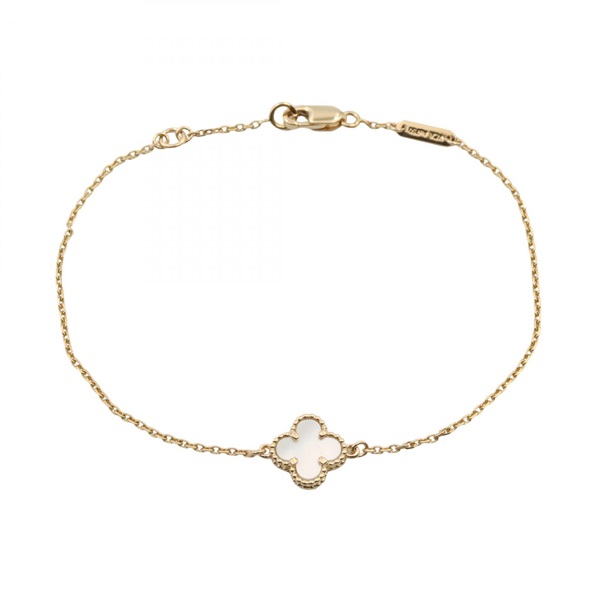 Van Cleef & Arpels Sweet Alhambra Mother of Pearl Bracelet VCARF68800 18KYG Used
