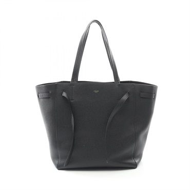 CELINE Cabas Phantom Small Shoulder Tote Bag 189023 TNI 38NO leather Black Used