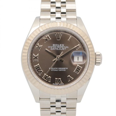 ROLEX Datejust Random Wrist Watch 279174 Automatic 18KWG Gold SS used Women