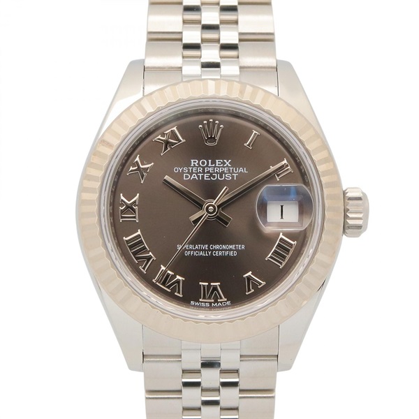 ROLEX Datejust Random Wrist Watch 279174 Automatic 18KWG Gold SS used Women