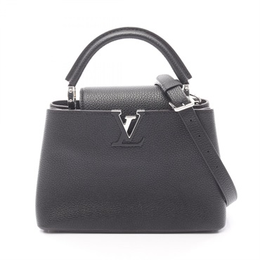 LOUIS VUITTON Capucine BB shoulder crossbody Handbag M94586 Taurillon noir used