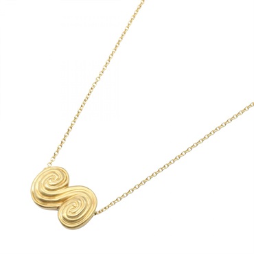 TIFFANY＆CO Spiral Necklace 18KYG Yellow Gold Used Women 41㎝
