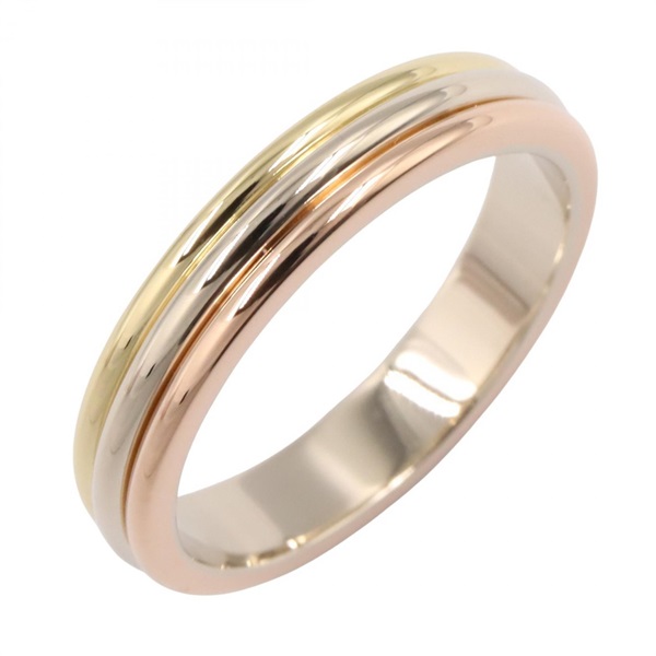 CARTIER Vendome ring #6.25 US size 18YG PG WG used