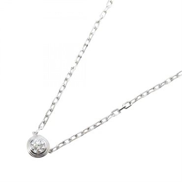 CARTIER D'amour SM Diamond Necklace 18KWG White gold Used women