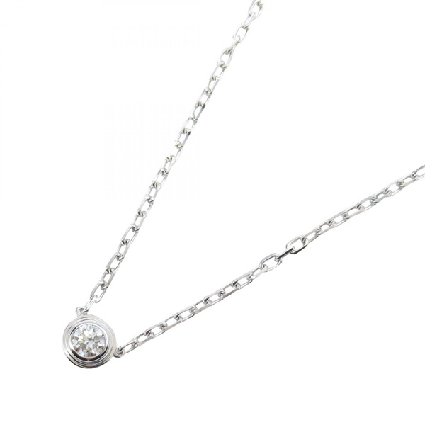 CARTIER D'amour SM Diamond Necklace 18KWG White gold Used women