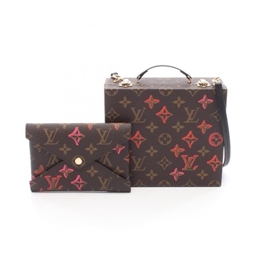 LOUIS VUITTON Mobile Box shoulder crossbody Handbag Monogram Falling in Love