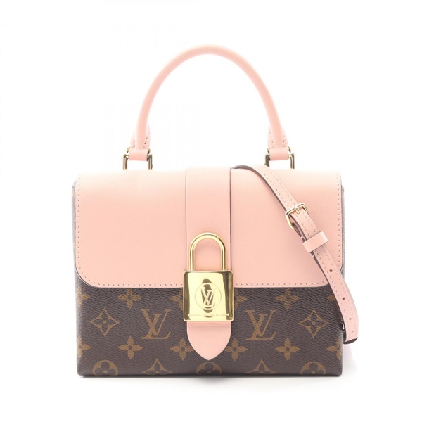 LOUIS VUITTON Locky BB Shoulder Crossbody Handbag M44080 Monogram Pink Used LV