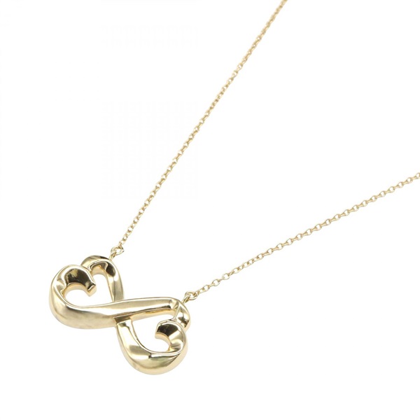 TIFFANY＆CO Loving Heart Necklace 18KYG Yellow Gold Used 42㎝
