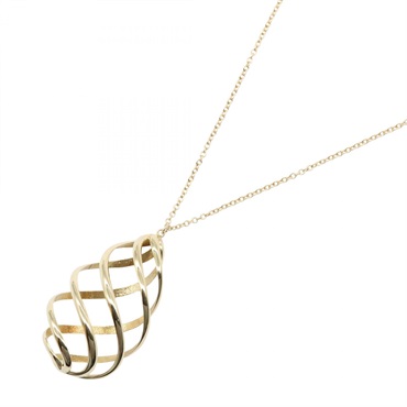 TIFFANY＆CO Luce Necklace Pendant 18KYG Yellow Gold Used Women 61㎝