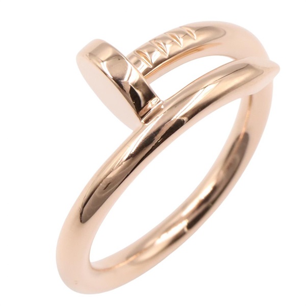 CARTIER Juste un Clou Ring 18KPG Pink Rose Gold Used women US size 9 #60
