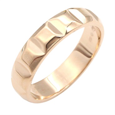 Boucheron Clou de Paris Ring 18KPG Pink Rose Gold Used Unisex US size 8.75 #59