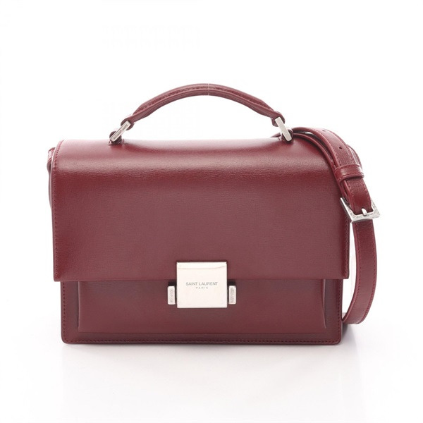 SAINT LAURENT PARIS Bellechasse Medium Shoulder Bag 482051 leather Bordeaux