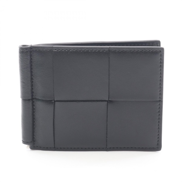 BOTTEGA VENETA Cassette Maxi Intrecciato Money Clip Bi-fold wallet leather NEW