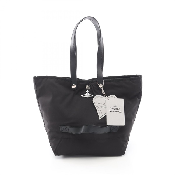 Vivienne Westwood Tote shoulder Bag 4205007NUW019EN403 canvas leather Black NEW
