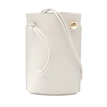 LOEWE Pebble Dice Pocket Shoulder Bag CPBPR12X016579 leather Gray NEW Women